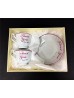 Porcelain "Thank You" Cups and Saucers With Gift Box